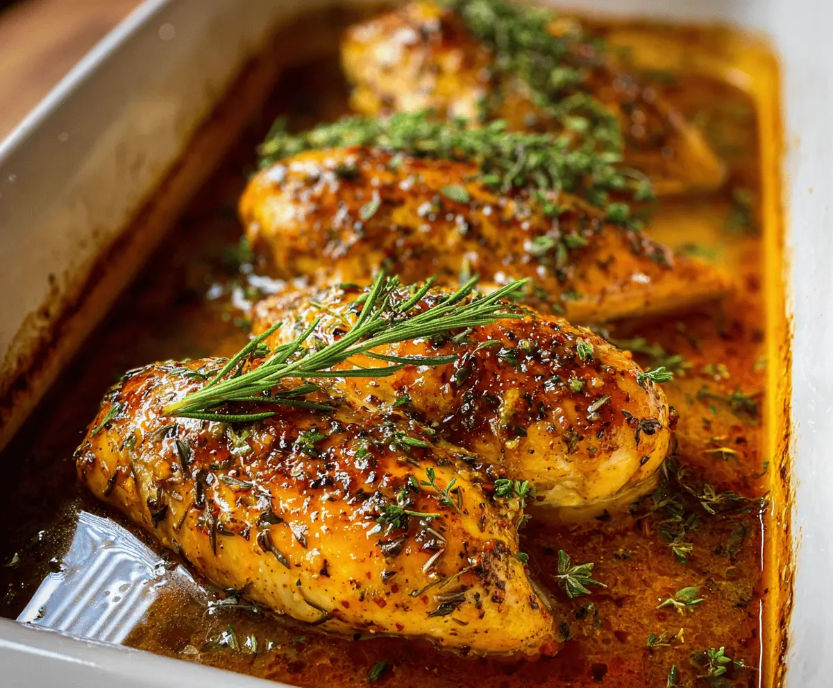 Easy Baked Honey Dijon Chicken Recipe
