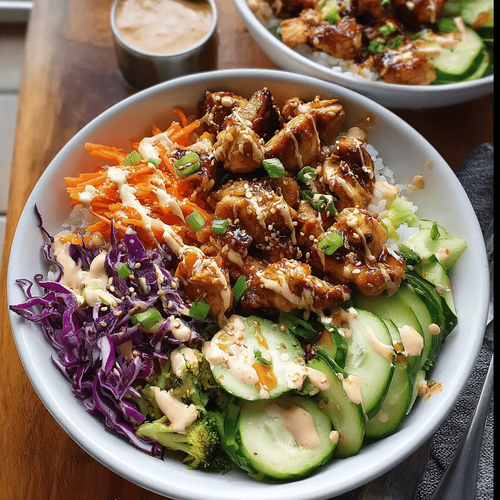 Easy Bang Bang Chicken Bowl Recipe