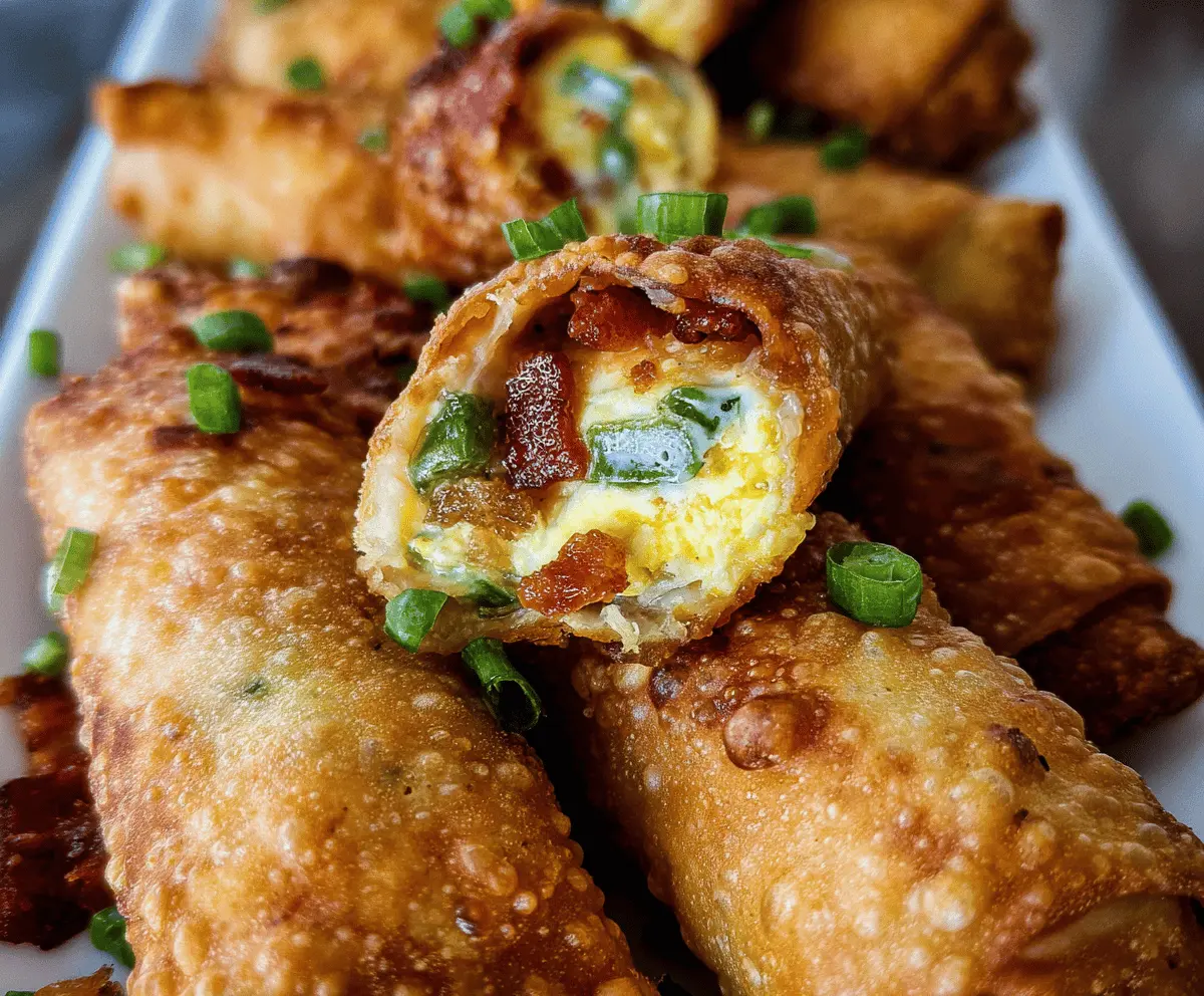 Crispy Bacon Jalapeño Popper Eggrolls Recipe