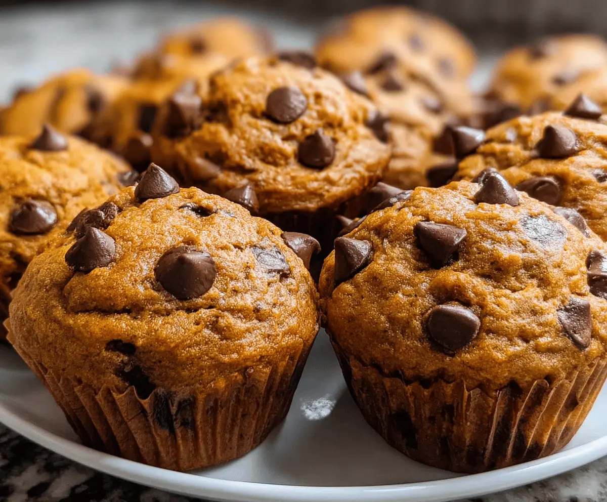 Easy Pumpkin Chocolate Chip Muffins Recipe