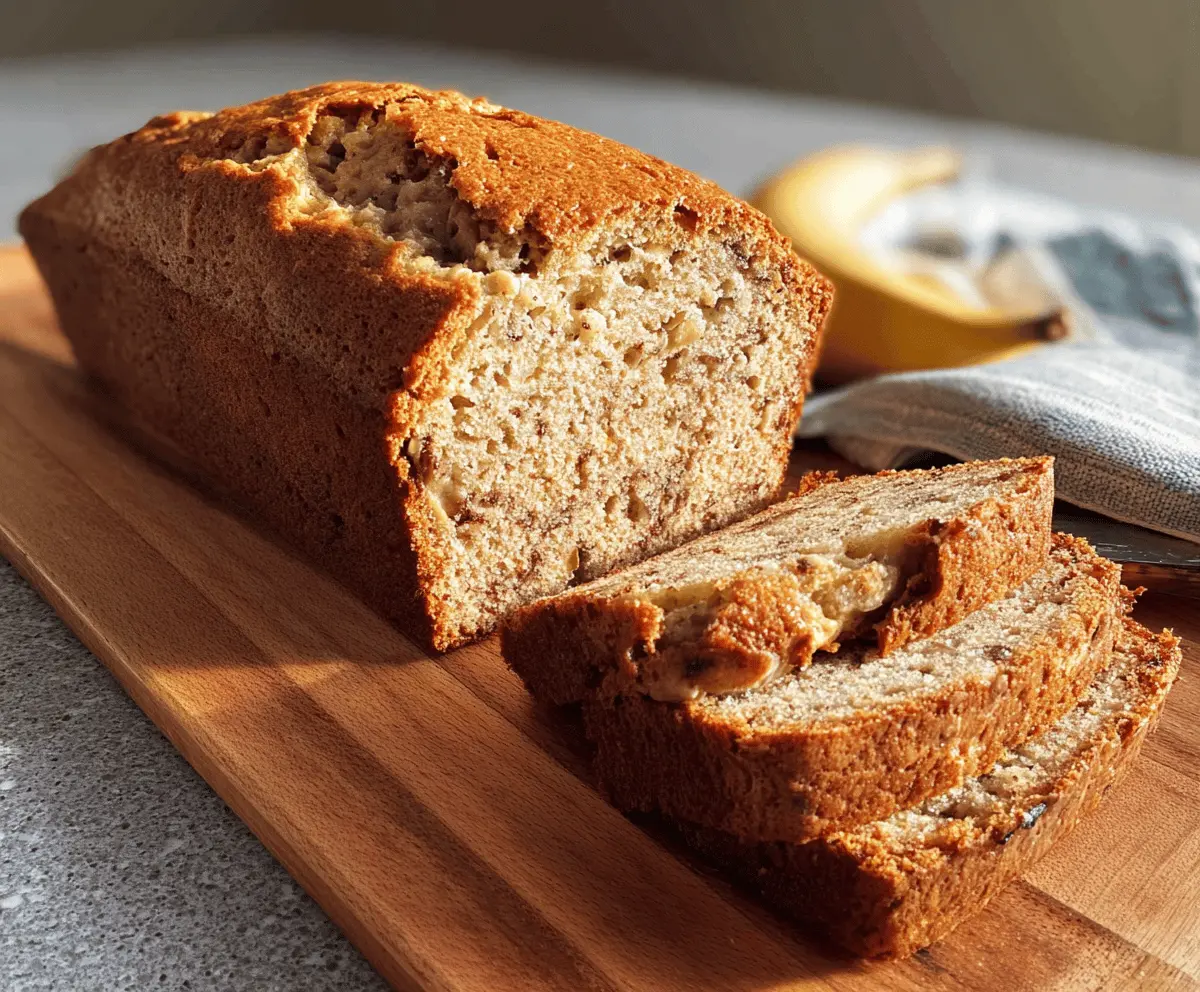 Moist Sour Cream Banana Bread Recipe