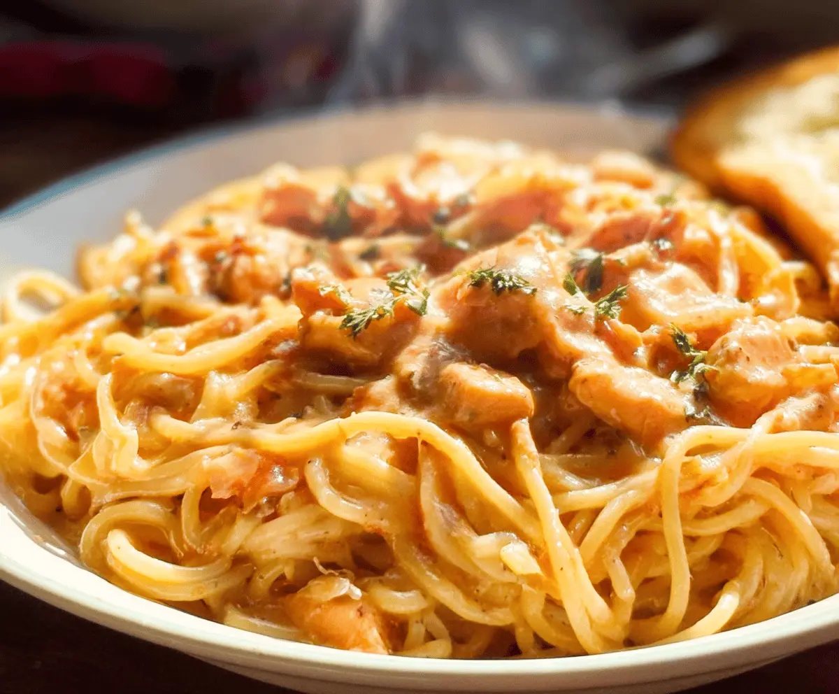 Easy Chicken Spaghetti Casserole Recipe