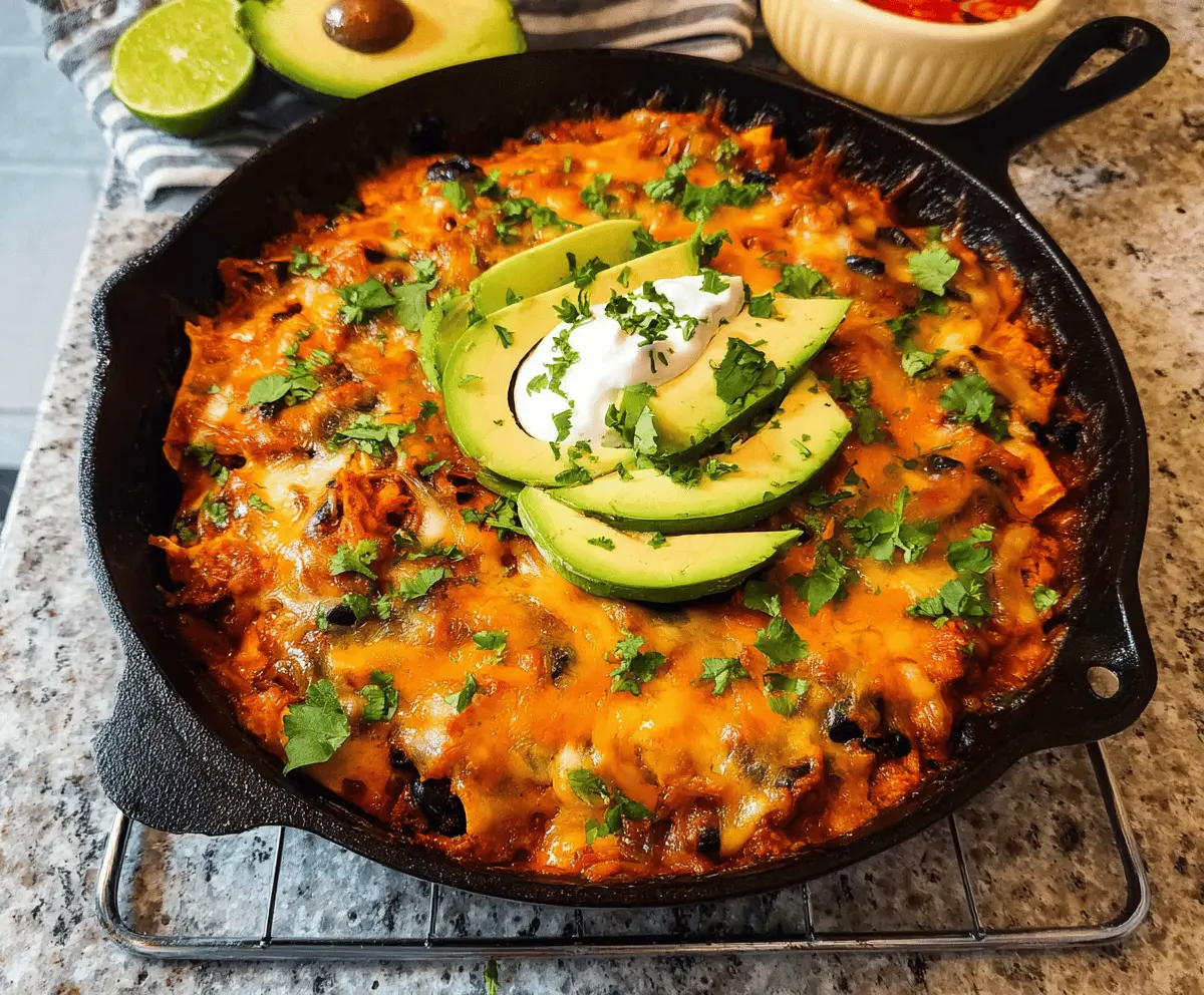 Healthy Enchilada Skillet Recipe for Easy Dinners