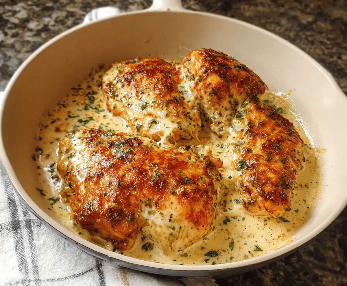 Creamy Garlic Parmesan Chicken Recipe