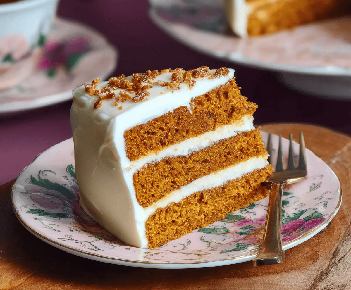Pumpkin Layer Cake