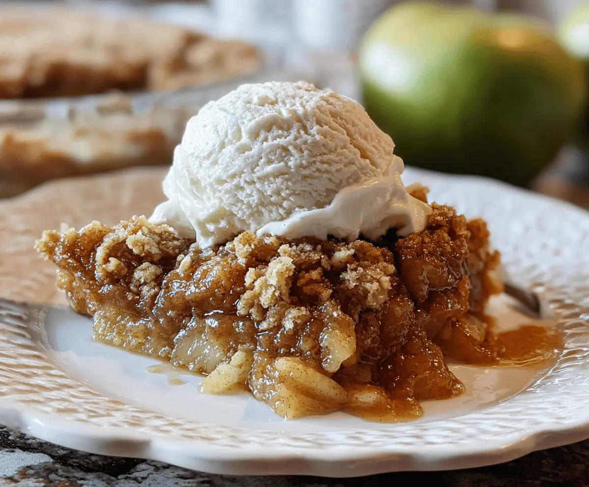 Delicious Apple Pie Dump Cake with golden crust and flavorful apple filling