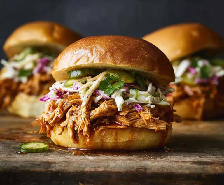 Pulled Chicken Sandwiches
