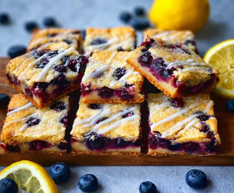 Blueberry Lemon Blondies