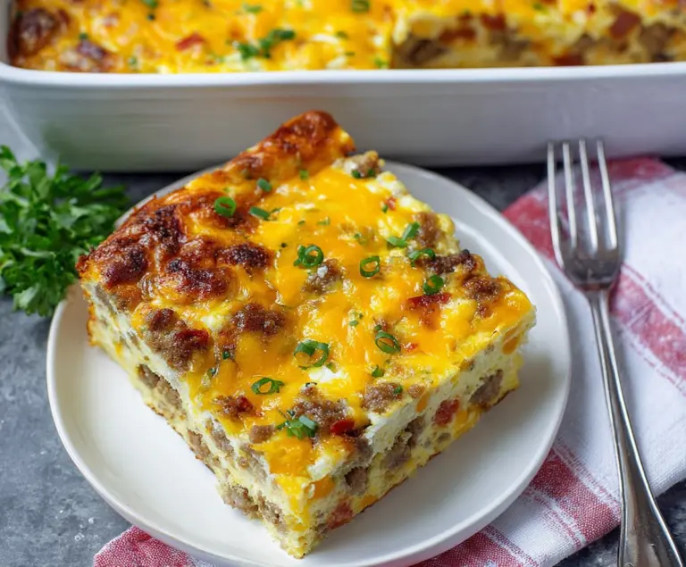 Cheesy Sausage Breakfast Casserole