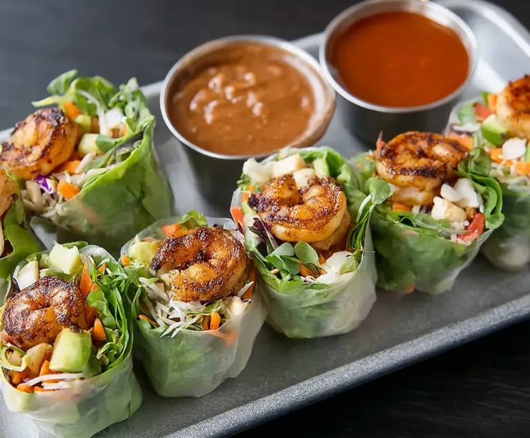 Blackened Shrimp Spring Rolls