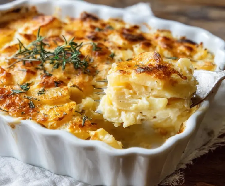 Creamy Cheddar Potato Bake