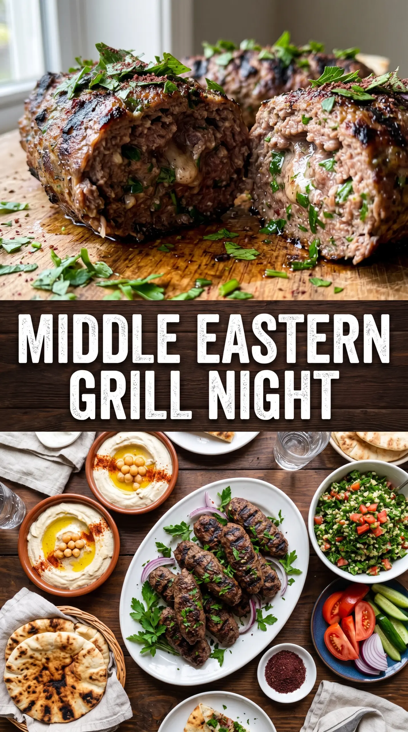 Beef Kafta Kebabs spiced grilled skewers