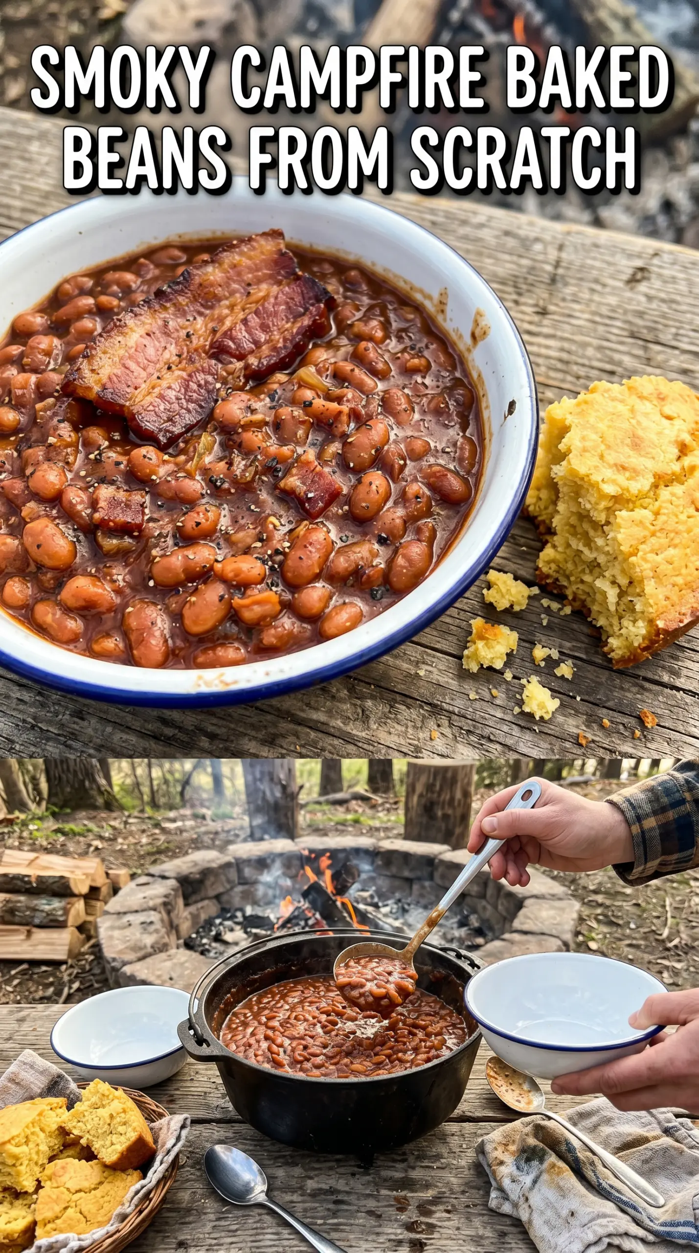 Campfire Baked Beans smoky bacon baked beans
