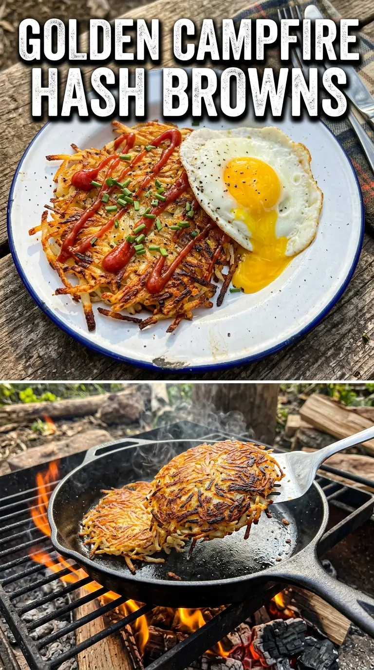 Campfire Hash Browns crispy skillet potatoes