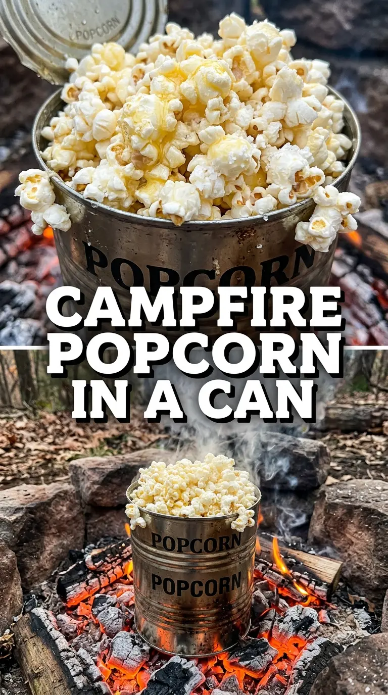 Campfire popcorn in a can smoky crunchy