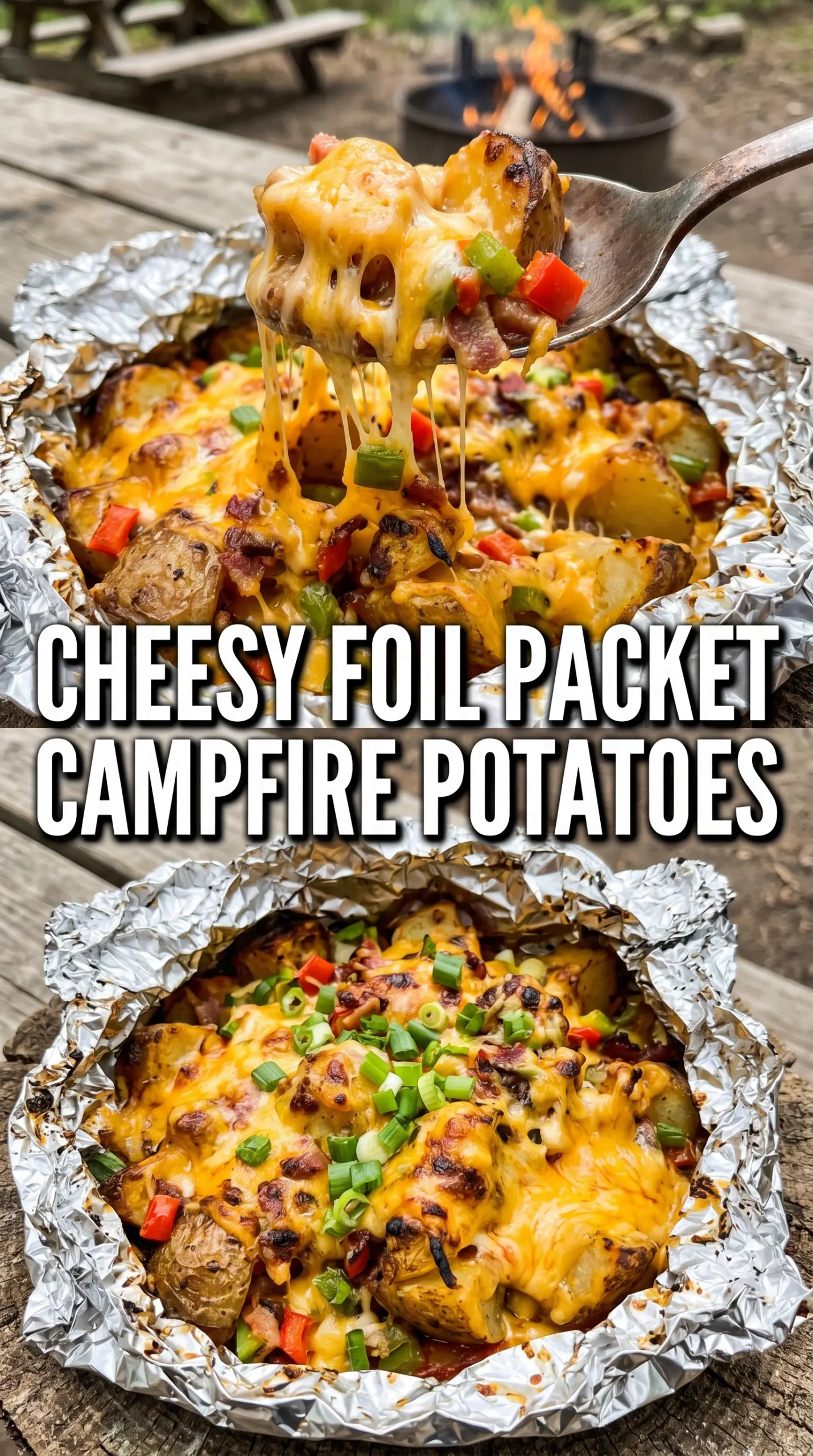 Campfire Potatoes golden seasoned potato slices