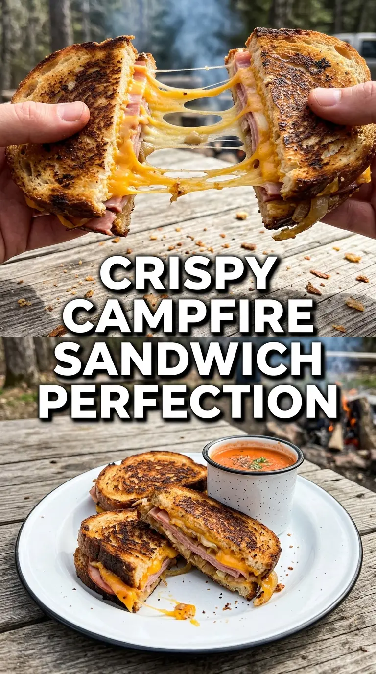Campfire Sandwich toasted melted