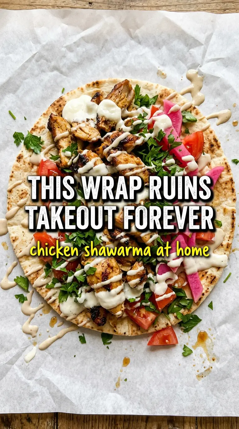 Chicken Shawarma spiced chicken pita tahini