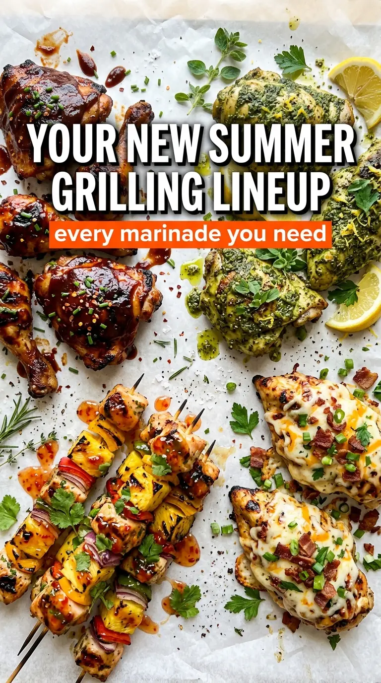 Creative Grilled Chicken Recipes Collection juicy charred flavorful