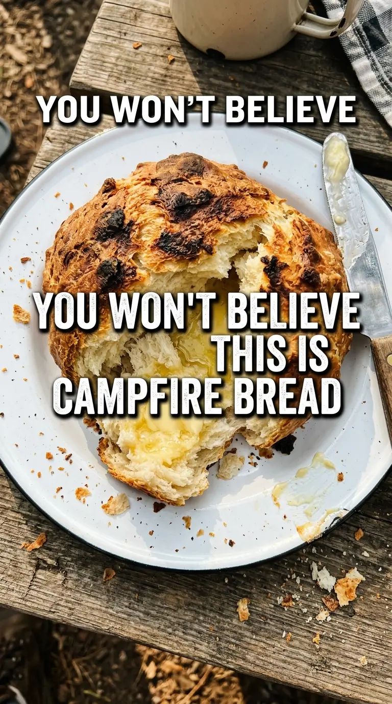 Fluffy Campfire Bread golden crust fluffy interior