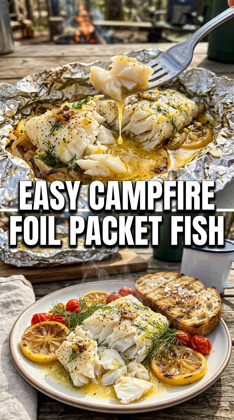 Foil Packet Fish lemon herbs vegetables