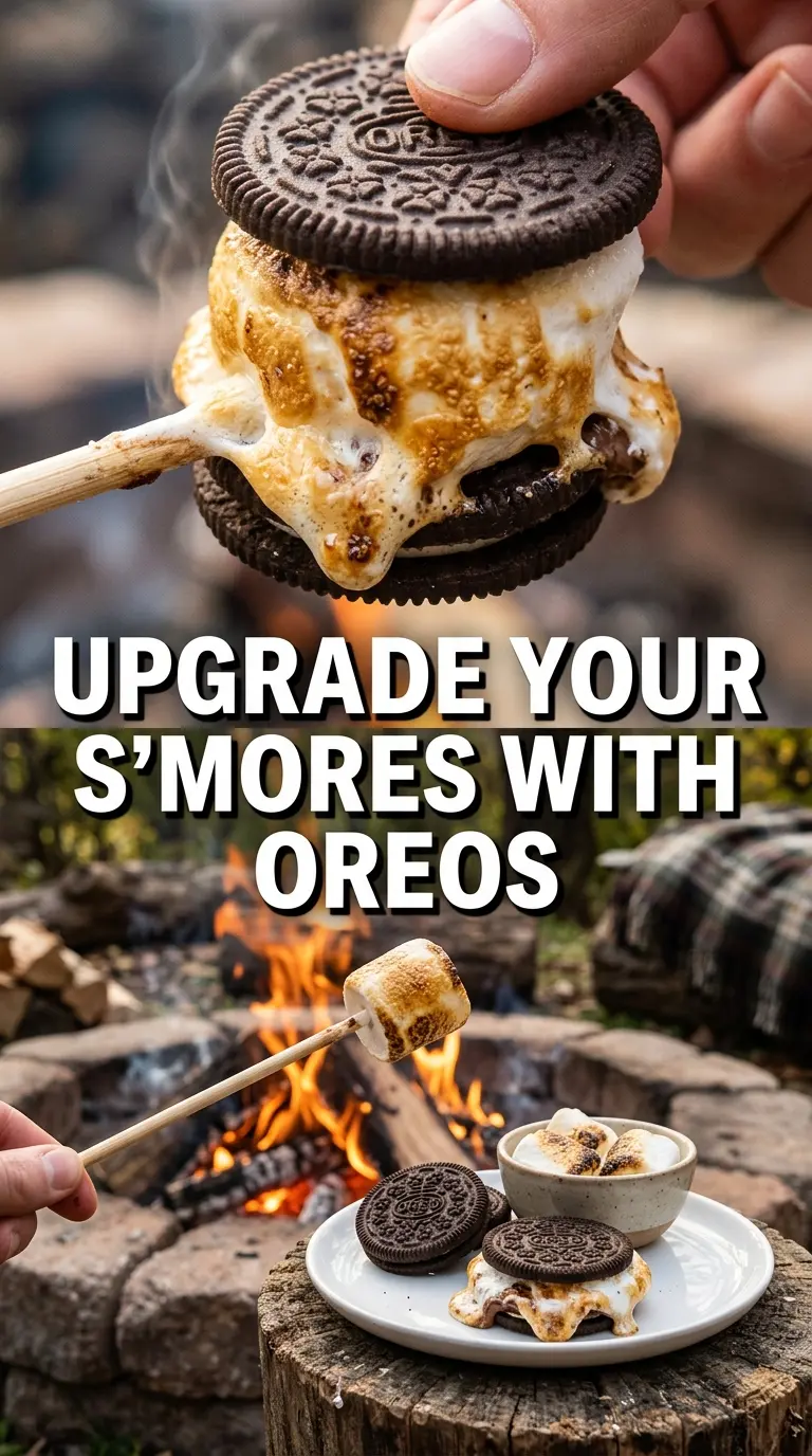 Oreo s'mores gooey chocolate-cookie dessert