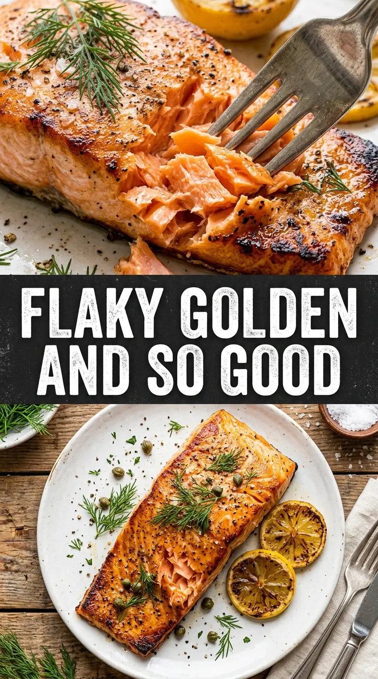 grilled salmon crispy skin lemon dill