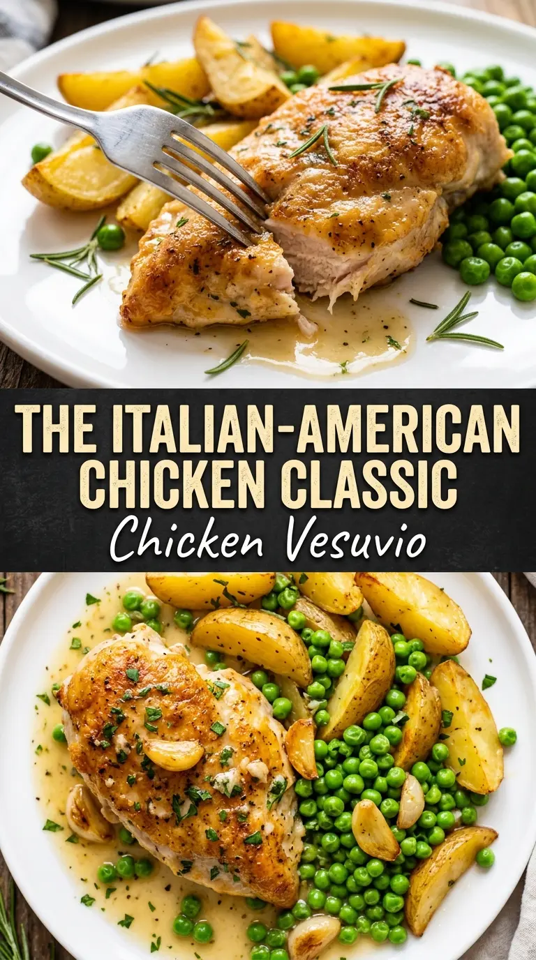 Chicken Vesuvio crispy chicken potatoes