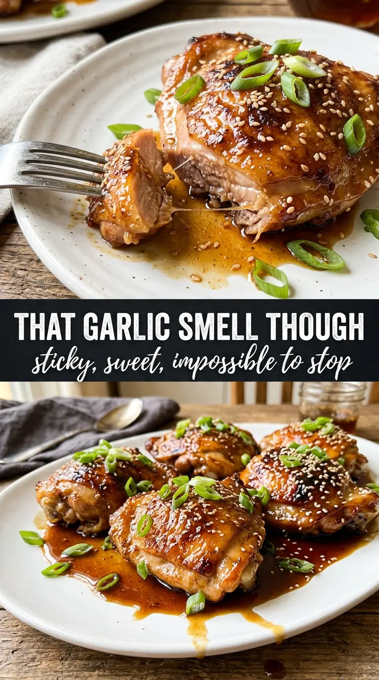 Cooked chicken with sauce