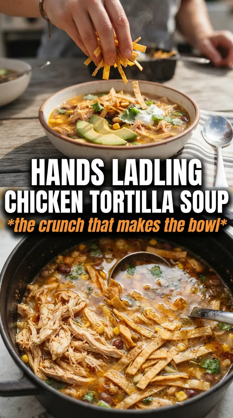Creamy Chicken Tortilla Soup creamy Tex-Mex chicken tortilla soup