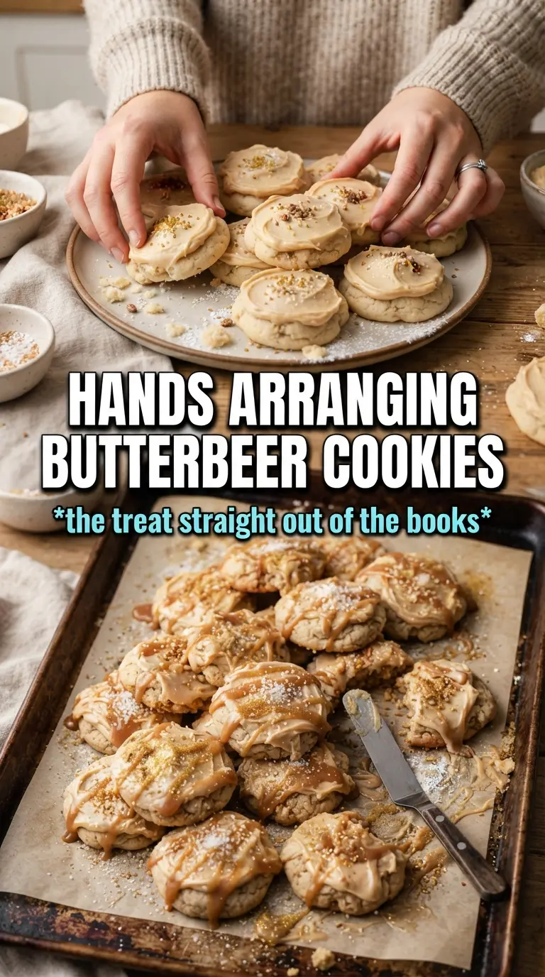 Harry Potter Butterbeer Cookies soft frosted butterscotch
