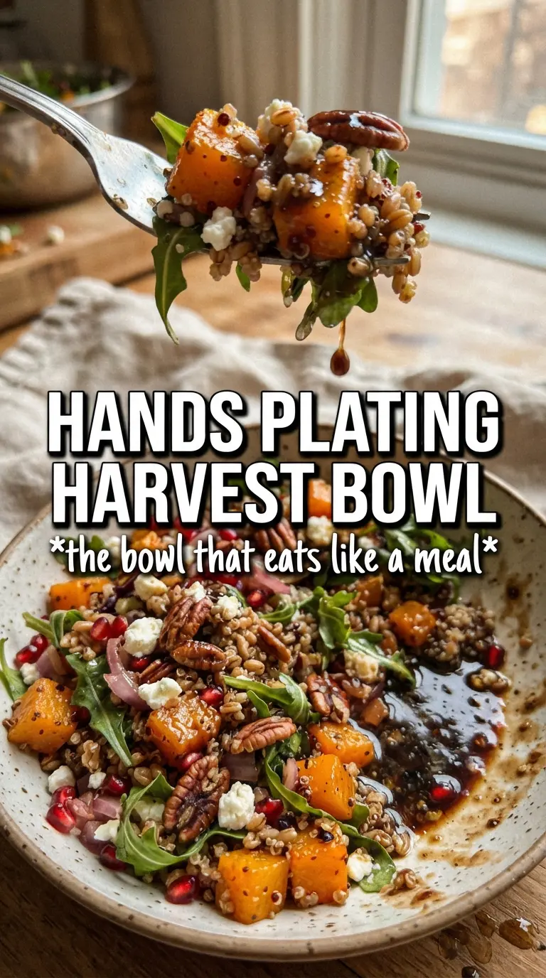Harvest Bowls With Fig Balsamic Vinaigrette colorful grain bowl