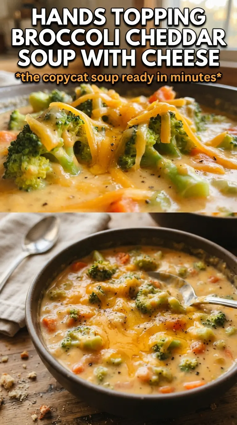 Instant Pot Broccoli Cheddar Soup creamy broccoli cheddar